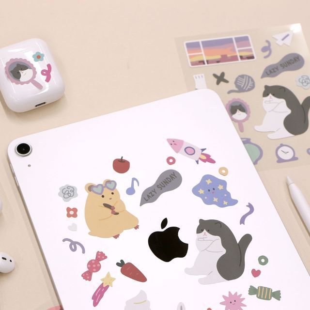 KKuKKu Animal Journaling Stickers (6 Sheets)