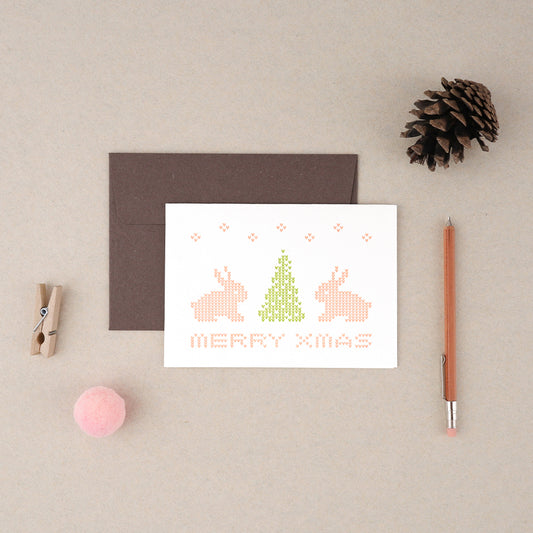 Merry Cozey - Analog Letterpressed Christmas Card