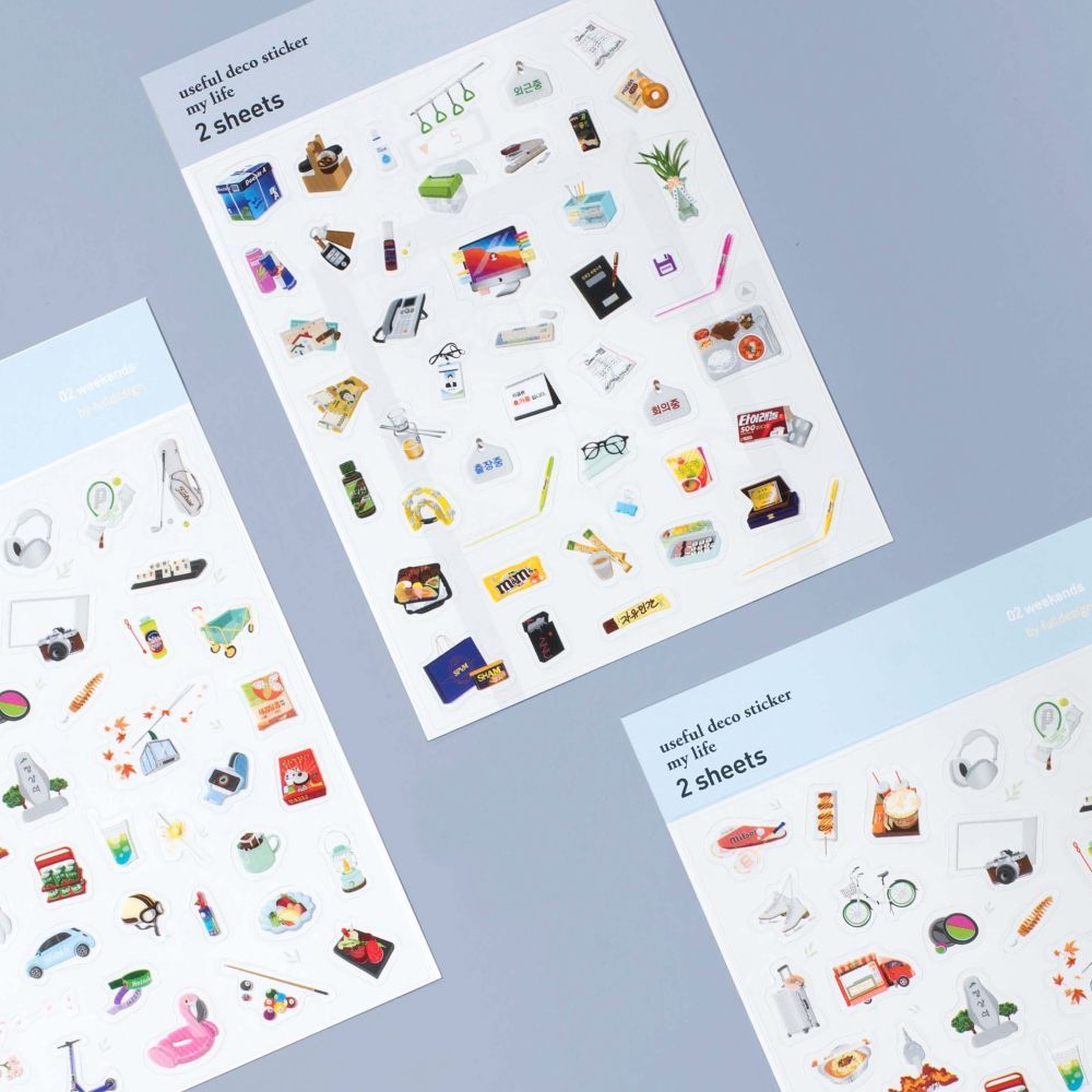 Deco Journaling Stickers (2 sheets)