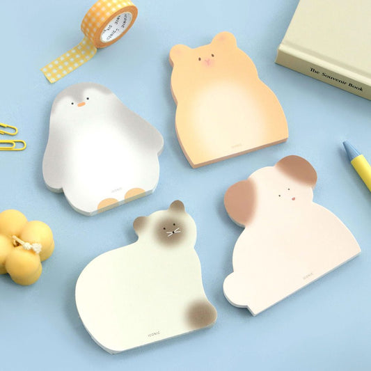 Pastel animal memo pad