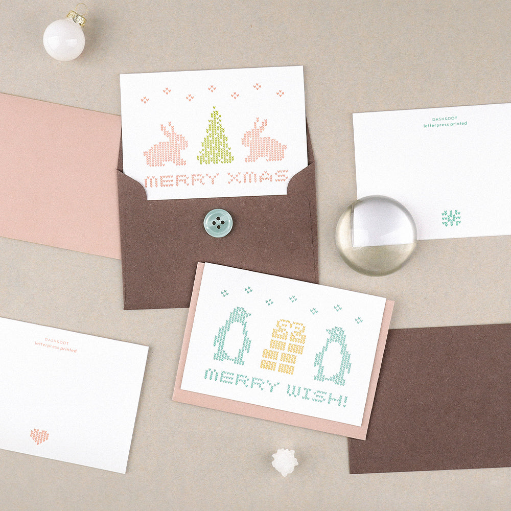 Merry Cozey - Analog Letterpressed Christmas Card