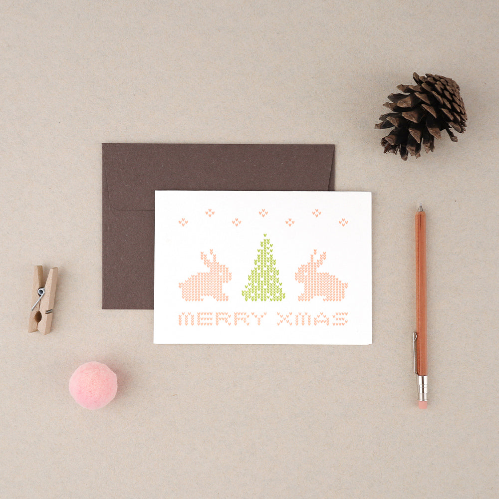 Merry Cozey - Analog Letterpressed Christmas Card