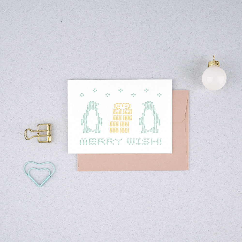 Merry Cozey - Analog Letterpressed Christmas Card