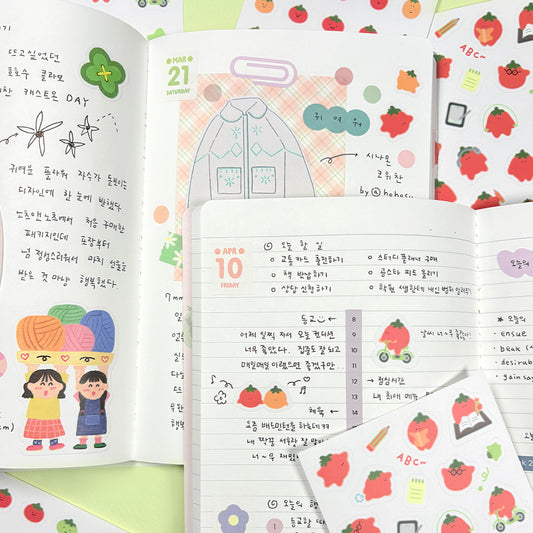Plump Tomato Stickers (2 sheets)