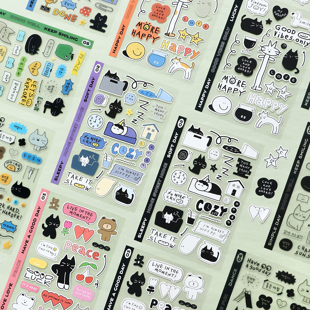 Doodle Daily - Deco Sticker Pack (6 sheets)