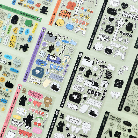 Doodle Daily - Deco Sticker Pack (6 sheets)