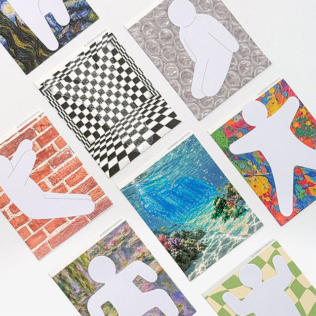 MECCHA CHAMELEON Random Stickers Pack (4 sheets)