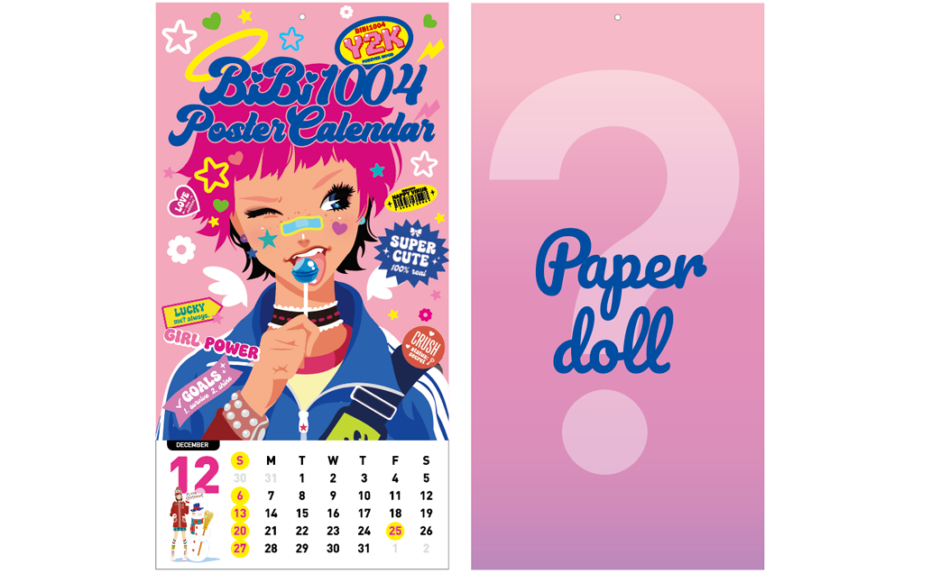 [Preorder] BiBi1004 Desk Calender